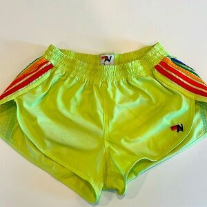 Aviator Nation ladies size small neon shorts